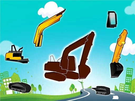 Изображение игры: Car puzzles for toddlers - Vehicle sounds