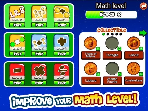 Изображение игры: Basic Math Games for kids: Addition Subtraction