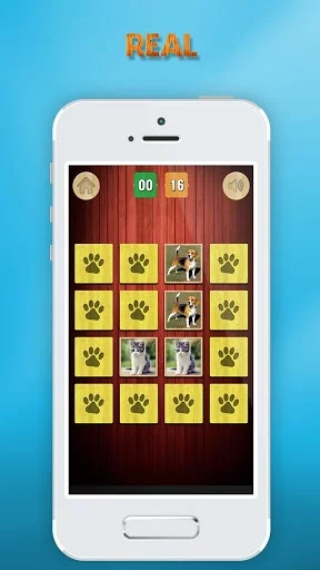 Изображение игры: Animals memory matching game