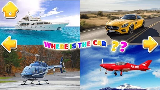 Изображение игры: Toddler car games - car Sounds Puzzle and Coloring