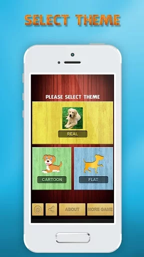 Изображение игры: Animals memory matching game