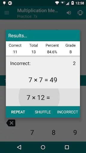 Изображение игры: Multiplication Memorizer