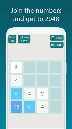 Изображение игры: The classic 2048 - Puzzle game 🚀