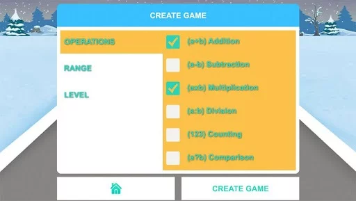 Изображение игры: Fun math game for kids online