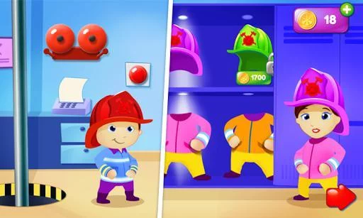 Изображение игры: Fireman Kids
