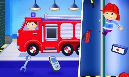 Изображение игры: Fireman Kids