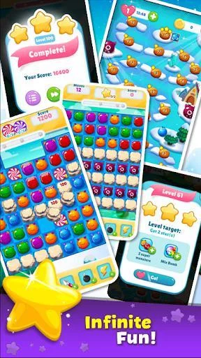 Изображение игры: Candy Monsters Match 3