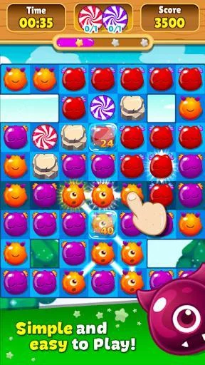 Изображение игры: Candy Monsters Match 3