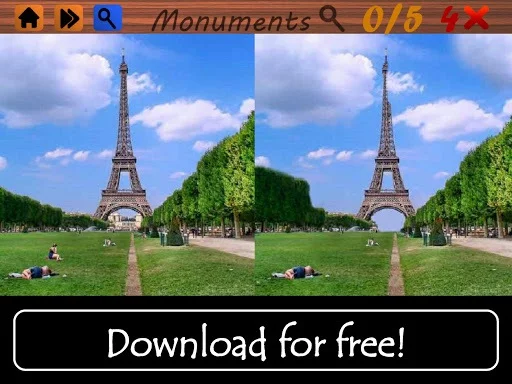 Изображение игры: Spot the Differences Monuments