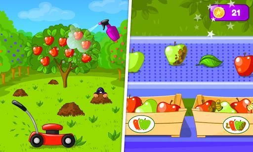 Изображение игры: Garden Game for Kids