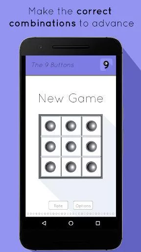 Изображение игры: 9 Buttons - Logic Puzzle
