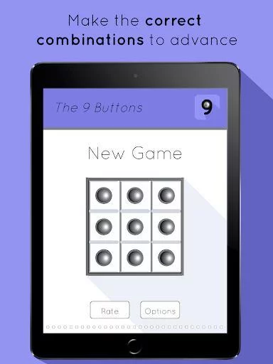 Изображение игры: 9 Buttons - Logic Puzzle