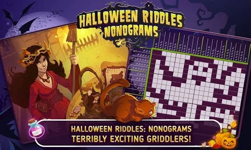 Изображение игры: Halloween Riddles Free