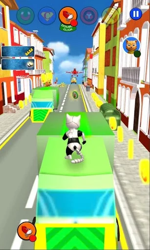 Изображение игры: Super Hero Cat Run