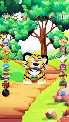 Изображение игры: Talking Tiger Big Cat