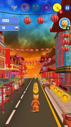 Изображение игры: Halloween Cat Monster Run