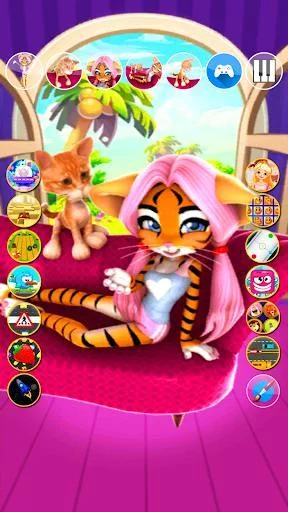 Изображение игры: Cat: Talking Cat Virtual Pet