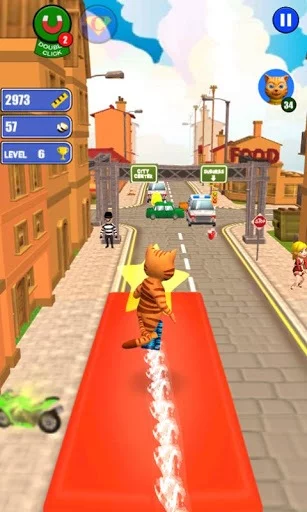 Изображение игры: Cat Run Leo 2