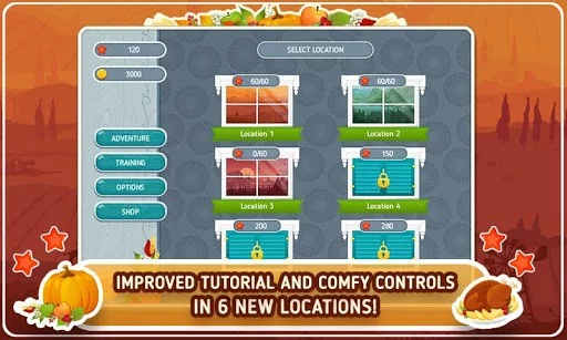 Изображение игры: Turkey Day Griddlers Free
