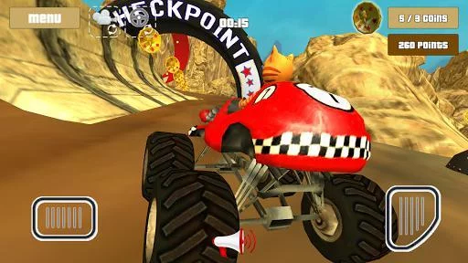 Изображение игры: Cat Race Car Extreme Driving