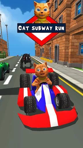 Изображение игры: Cat Leo Run - Talking Cat Leo vs. Dog