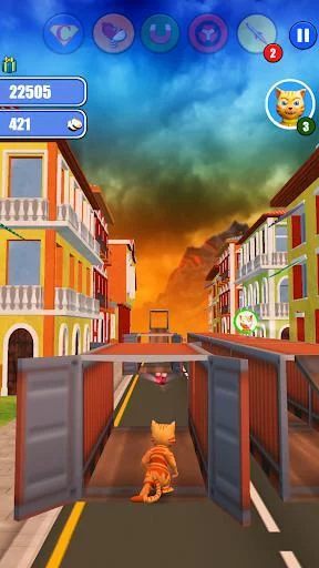Изображение игры: Halloween Cat Monster Run