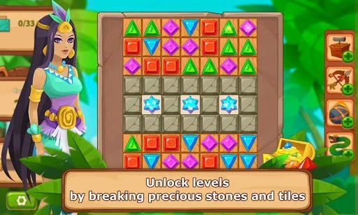 Изображение игры: Gems of the Aztecs Free