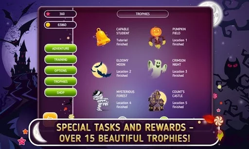 Изображение игры: Halloween Riddles Free