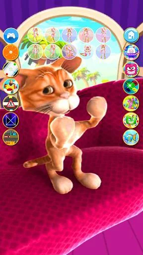 Изображение игры: Cat: Talking Cat Virtual Pet