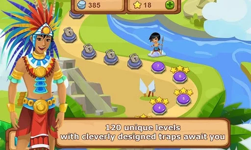 Изображение игры: Gems of the Aztecs Free