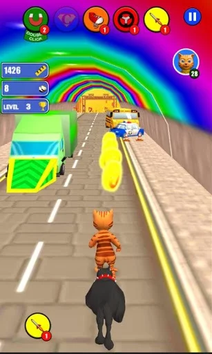 Изображение игры: Cat Run Leo 2