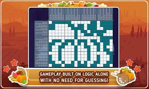 Изображение игры: Turkey Day Griddlers Free