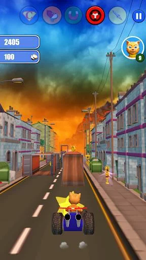 Изображение игры: Halloween Cat Monster Run