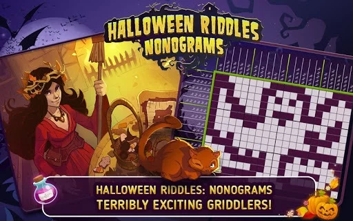Изображение игры: Halloween Riddles Free
