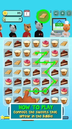Изображение игры: Cat Leo's Bakery Kitchen Game