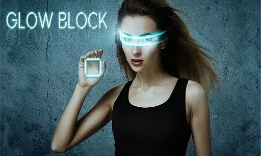 Изображение игры: Glow Block – Neon Blocks Game