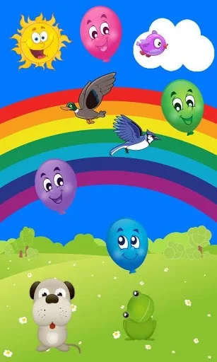 Изображение игры: Baby Touch Balloon Pop Game
