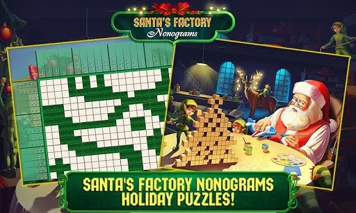 Изображение игры: Santa's Factory Nonograms HD