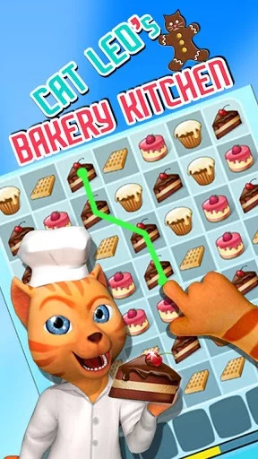Изображение игры: Cat Leo's Bakery Kitchen Game
