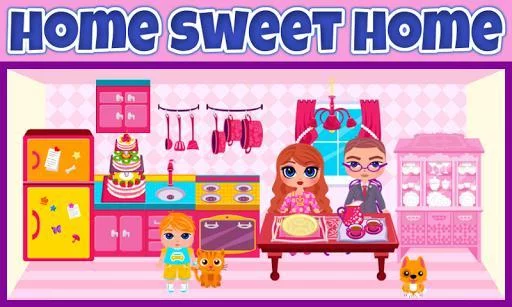 Изображение игры: My Own Family Doll House Game