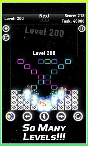 Изображение игры: Glow Block – Neon Blocks Game