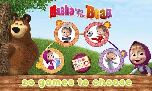 Изображение игры: A Day with Masha and the Bear