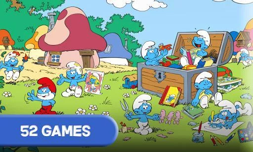 Изображение игры: Smurfs and the four seasons