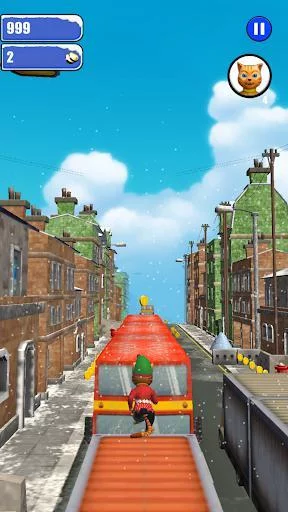 Изображение игры: Leo Cat Ice Run - Frozen City