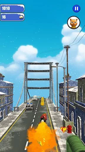 Изображение игры: Leo Cat Ice Run - Frozen City