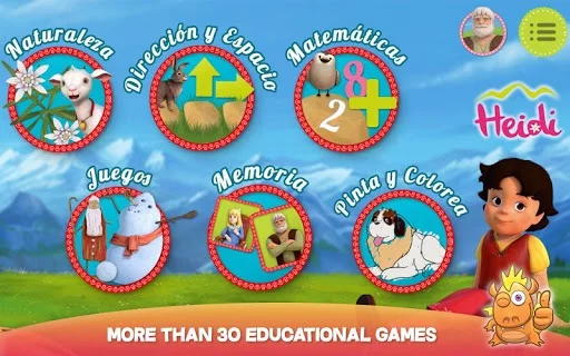 Изображение игры: Heidi: best toddler fun games