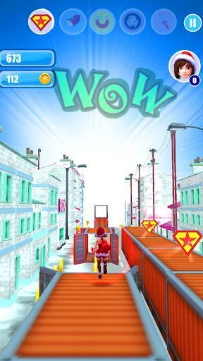 Изображение игры: Santa Girl Run Xmas & Advent