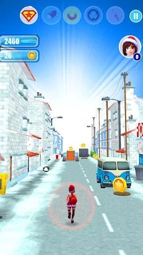 Изображение игры: Santa Girl Run Xmas & Advent