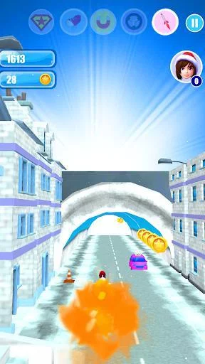 Изображение игры: Santa Girl Run Xmas & Advent