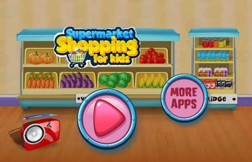 Изображение игры: Supermarket Shopping for Kids